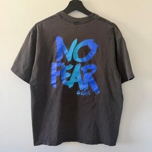 Vintage No fear Gear Faded T-Shirt Mens Large